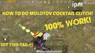 HOW TO DO MOLOTOV COCKTAIL GLITCH? | PUBG MOBILE