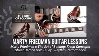 🎸 Marty Friedman Guitar Lesson - Street Demon Solo Study - Rhythm Performance - TrueFire