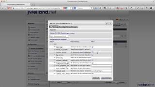 PHP Einstellungen: Version, Anpassungen