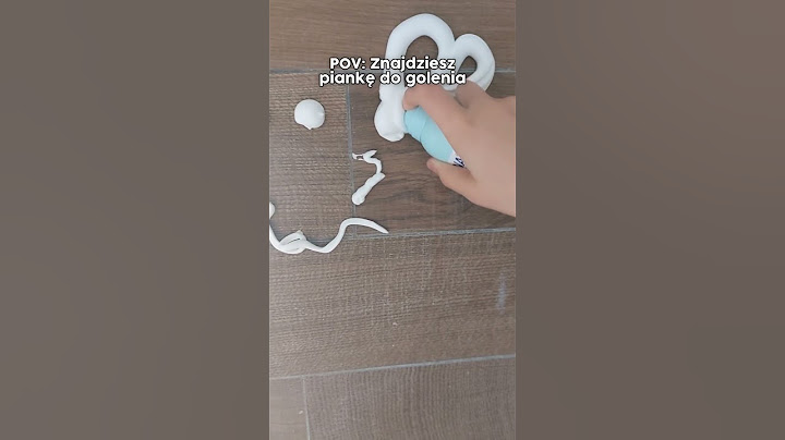 POV: Znajdziesz piankę do golenia