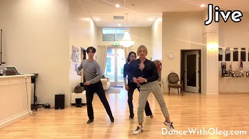How to do body actions when you dance Swing or Jive? - 🌎DanceWithOleg.com  by Oleg Astakhov