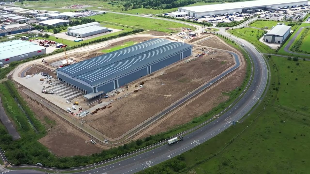 Drone Construction Project Filming