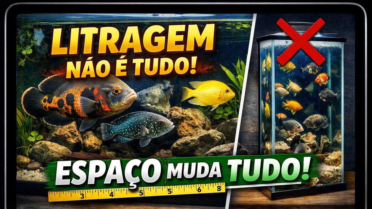 Espaço ou litros? O que realmente importa?