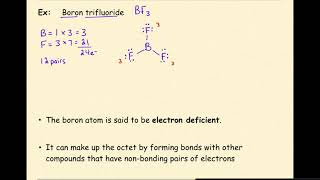 AP Chemistry Chemical Bonding Type 2 Exception to the Octet Rule