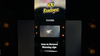 How to remove warning sign from your ADV 160 Road Sync #advroadsync #adv2026 #advroadsyncwarningsign