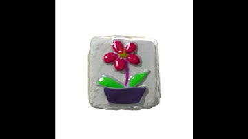 046 Donut bun Flower 3D model with UV map