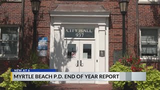 Myrtle Beach Police Department shares breakdown of more than 1,300 calls during tourist season