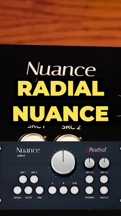 High Quality Monitor Controller - Radial Nuance