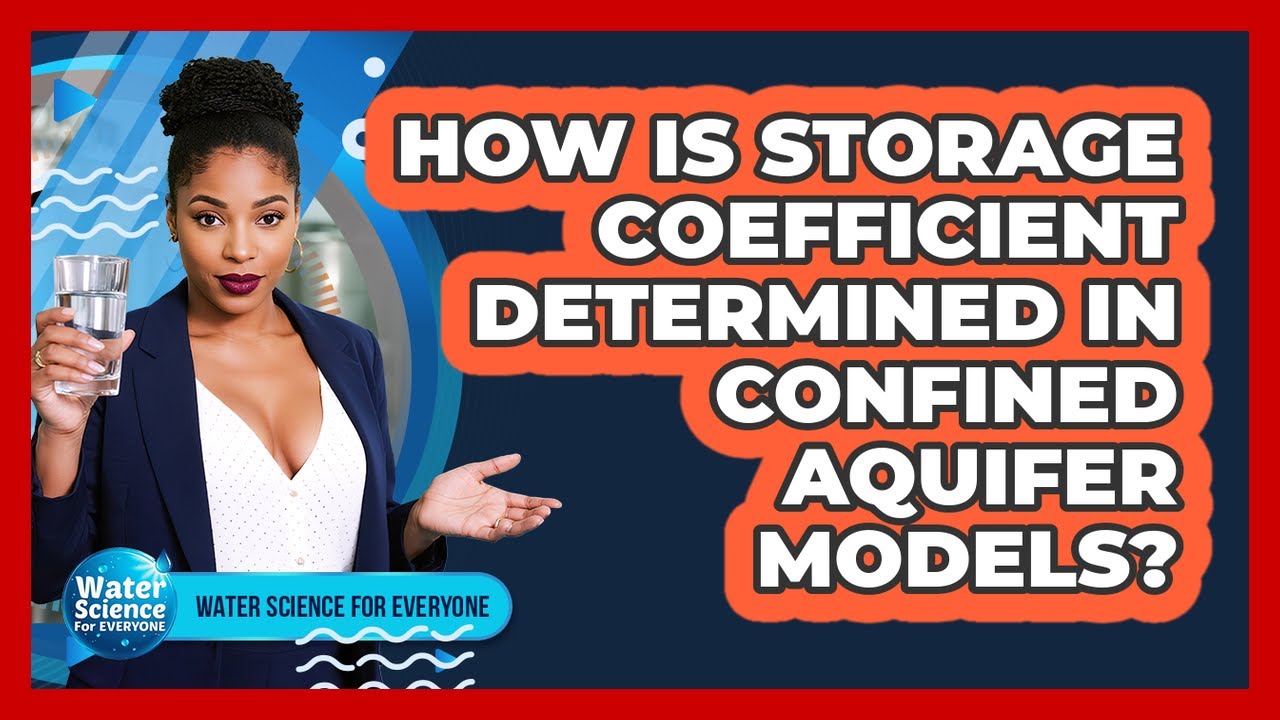 How Is Storage Coefficient Determined in Confined Aquifer Models?
