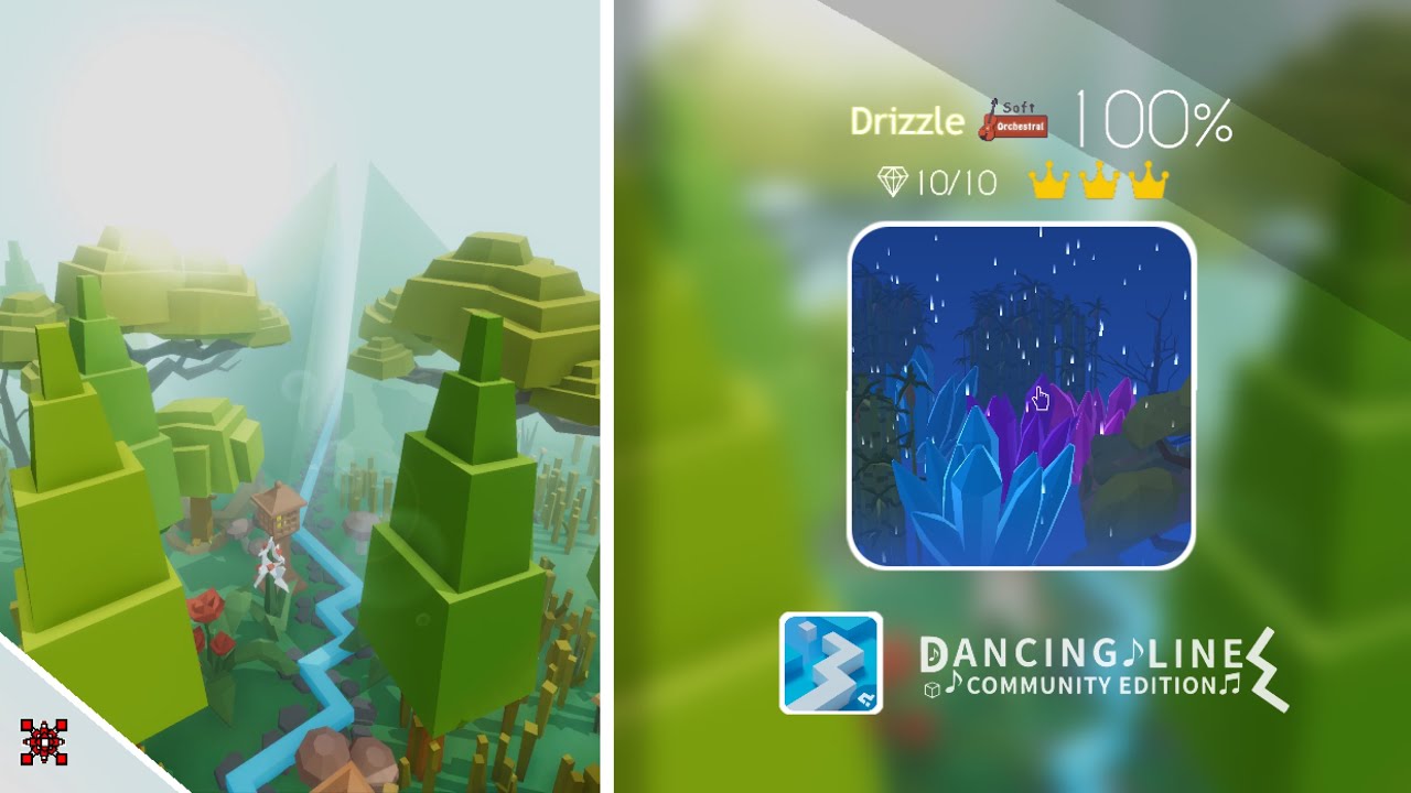 Drizzle [Soft Orchestral] | Dancing Line Community Edition. - YouTube