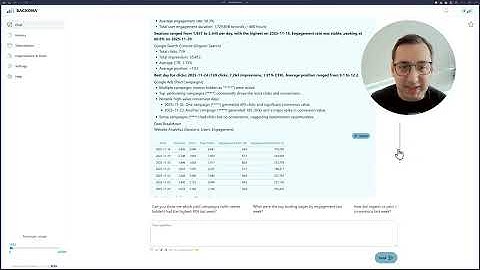 3 marketing analysis styles in 1 minute using the Backona AI analytical platform
