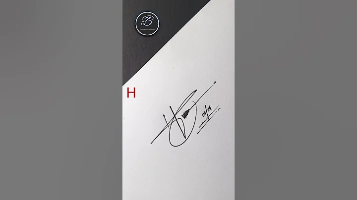 H Letter Simple Signature Style #shorts #howtosign #signature