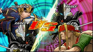 Tatsunoko VS Capcom Arcade Mode Karas Kaijin No Soki Wii