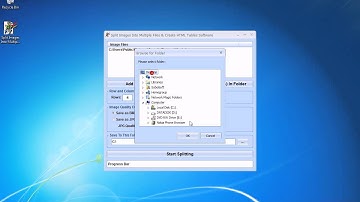 How To Use Split Images Into Multiple Files & Create HTML Tables Software