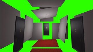 Hotel Corridor #1 / Green Screen - Chroma Key