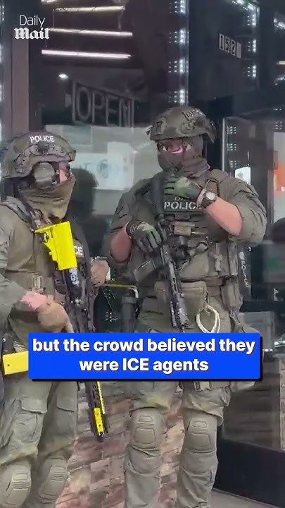 Protesters in Minneapolis mistake federal officials for ICE agents