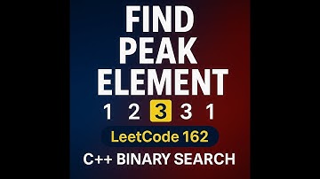 LeetCode 162 – Find Peak Element (C++)