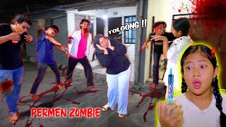 GARA GARA MAKAN PERMEN SUNTIKAN ZOMBIE !! SEMUA JADI ZOMBIE BERDARAH