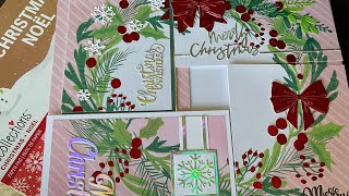 Stunning cards from useless 12x12 wreath patterned paper. Easy steps and tips to make amazing cards 