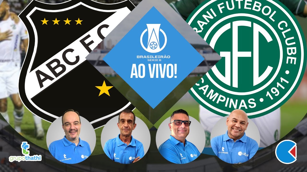 Ao vivo: acompanhe a transmissão de Guarani x ABC na Jovem Pan