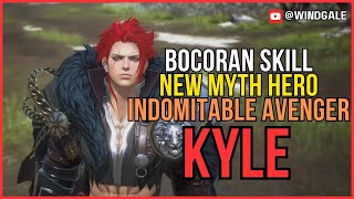 BOCORAN SKILL NEW MYTHICAL HERO INDOMITABLE AVENGER KYLE - Seven Knights 2