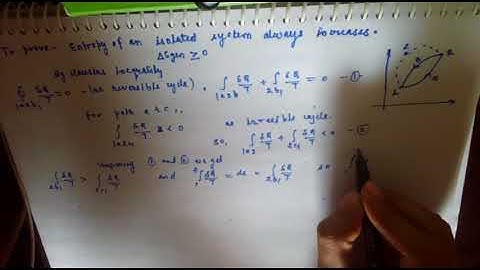 Principle of entropy increase --by Satyam shukla