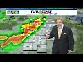 Gusty winds warm temperatures and more storms