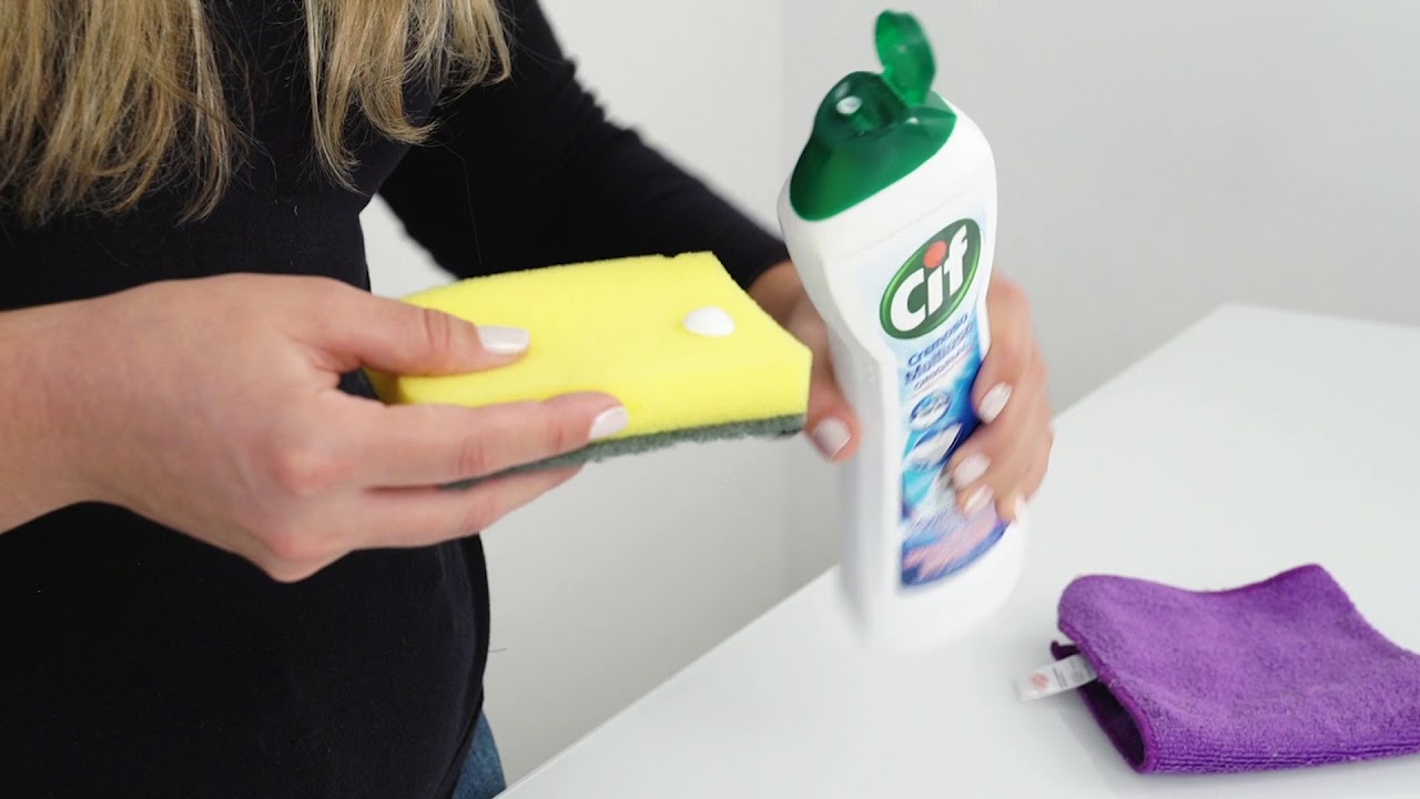 cif cremoso limpa tenis