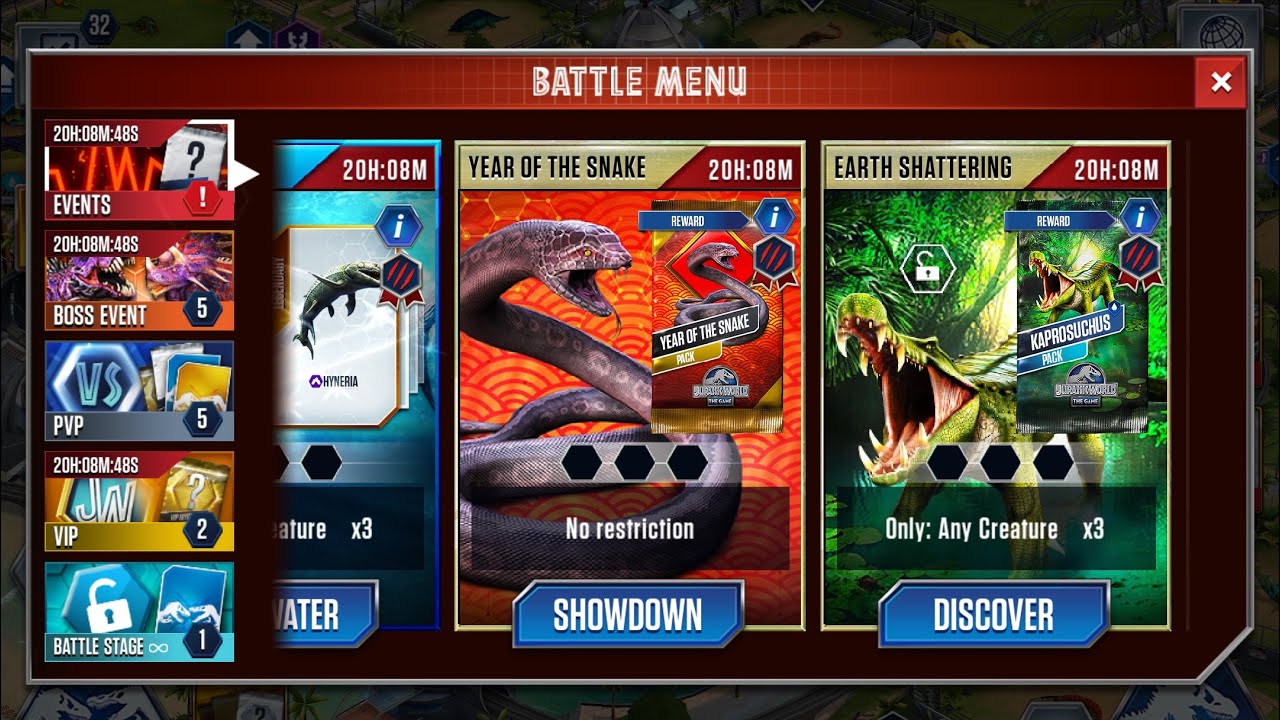 Year of the Snake Event | Jurassic World the game (1/28/25)