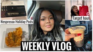 VLOG: MOM OF FIVE WEEK IN THE LIFE | NESPRESSO HOLIDAY PODS| TARGET HAUL|//PENELOPE PALACE//