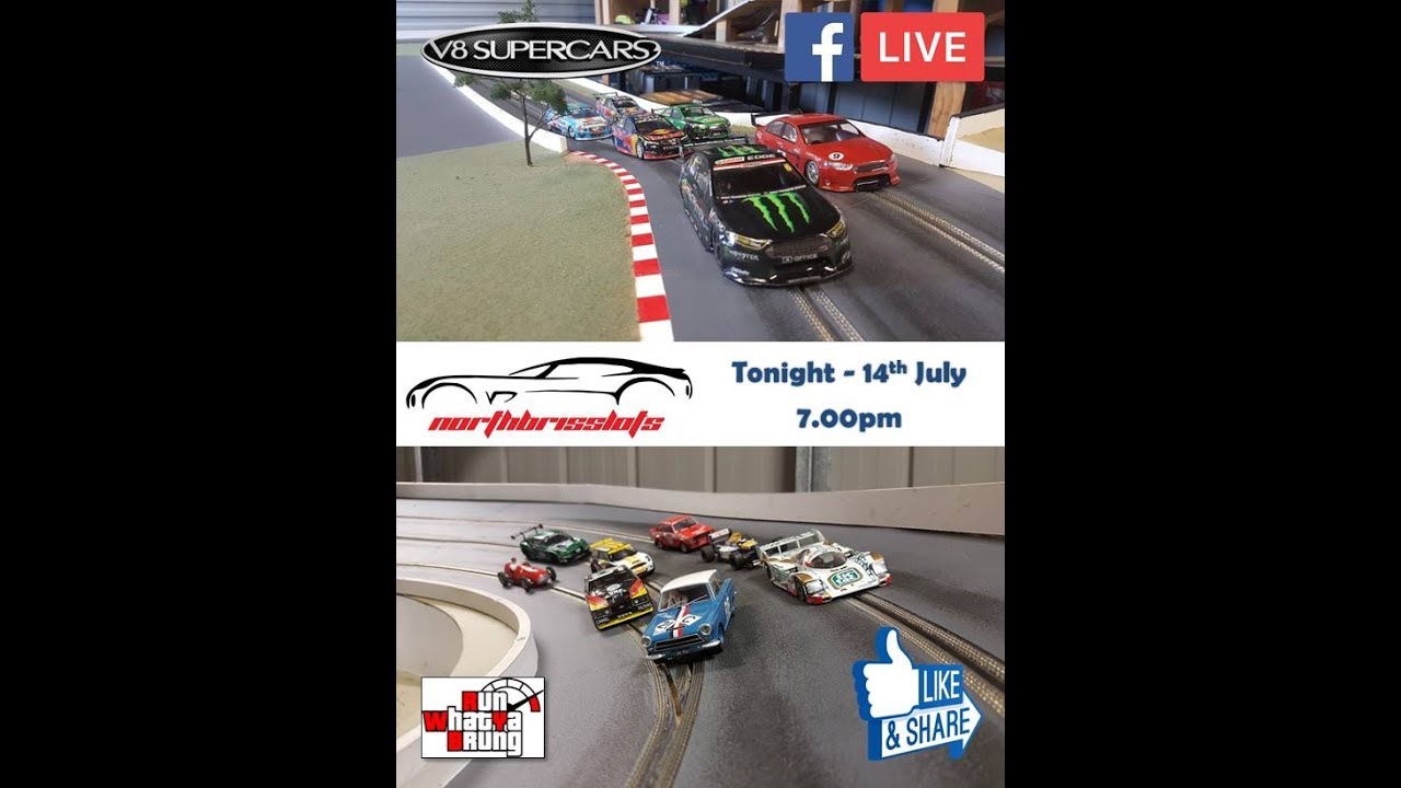 North BRIS Slots Round 3 of the 1/24 Slotworx V8 Supercar Series YouTube