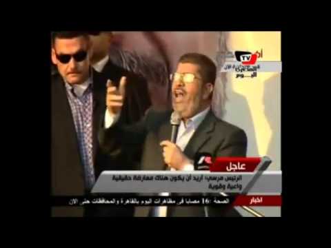 شوف رد مرسي كان إيه لو الشعب طالب باسقاطه