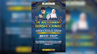 🔴 [LIVE] MI AN-NAWAWI BERSHOLAWAT BERSAMA MAJELIS JANUR || SDV MULTIMEDIA