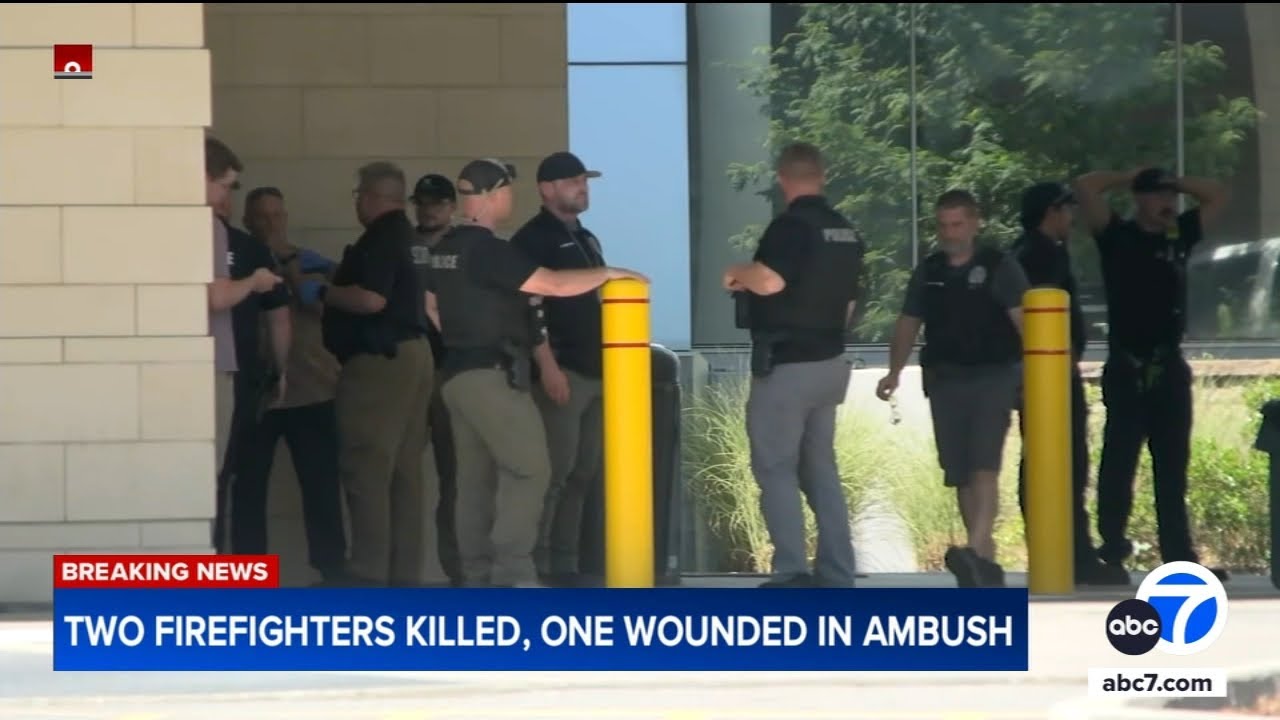 Suspected gunman dead after 2 firefighters killed in ambush attack in ...