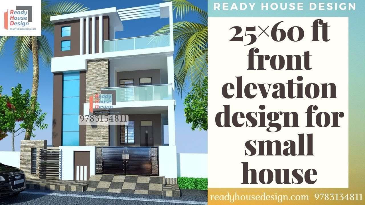 Minimalist House Design: North Facing House Elevation Design