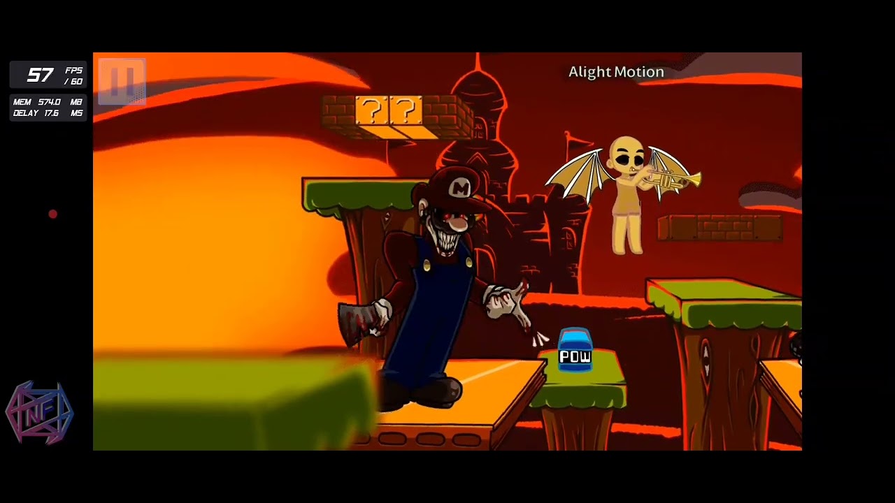 FNF MARIO MADNESS V2 GACHA JOHN DICK