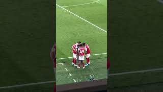 The gaffer Mikel Arteta prepari n Myles Lewis Skelly, Gyokores and Hincapie before they come on