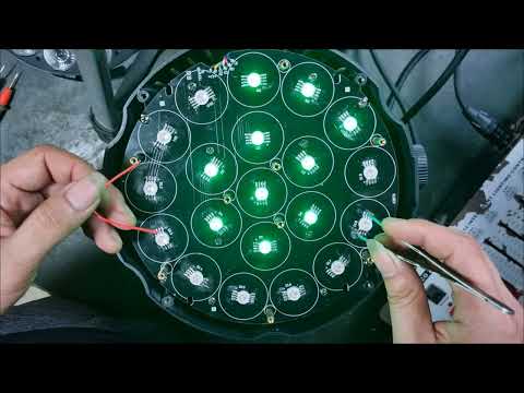 Video: Cách sửa chữa đèn sân khấu LED tự làm: sửa chữa và khắc phục sự cố