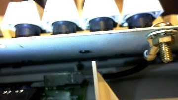 Inside an IBM (Lexmark manufactured) 1395985 Model M buckling spring keyboard