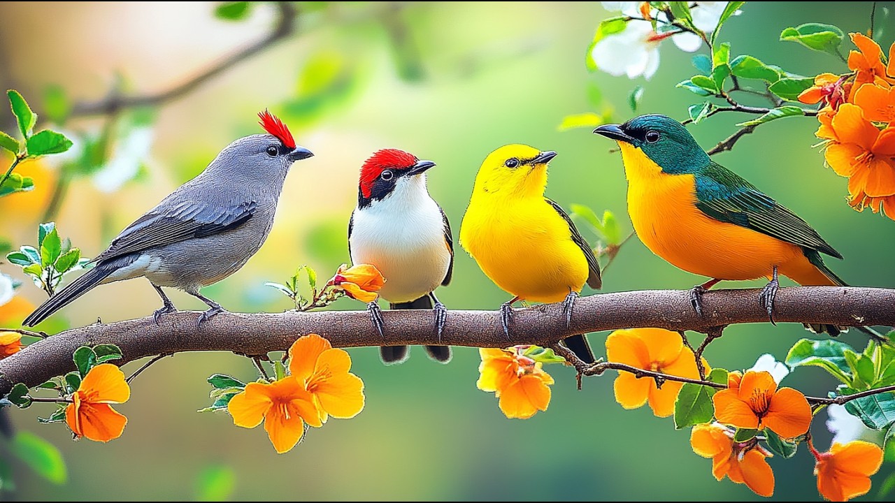 Clear Your Mind Birdsong 🕊️🕊️🕊️ & Piano for Office Peace