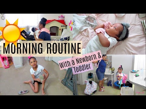 MORNING ROUTINE NEWBORN + TODDLER | STAY AT HOME MOM | Destiny’s Life MORNING ROUTINE NEWBORN + TODDLER | STAY AT HOME MOM | Destiny’s Life