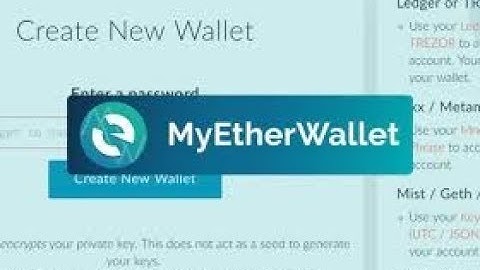 How to make MY ETHER WALLET account and receive ICO tokens there