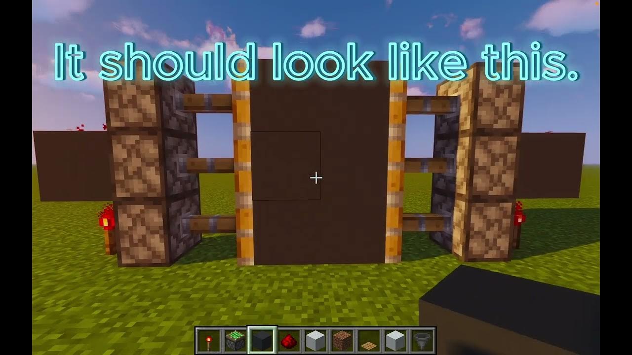 How to make a Automatic Door in Minecraft 1.20.1 YouTube