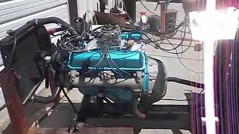 fresh 1970 AMC AMX 360 first start for cam break in