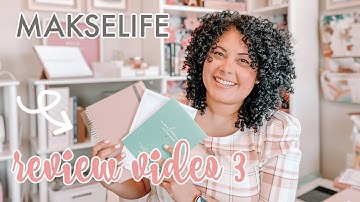 NEW | MakseLife Goal Setting & Planner System Review | Video 3 of 3 | Undated Quarterly Daily