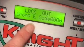 “easy fix” LOCK OUT Wrong E Code0000 (lochnavar knight boiler)