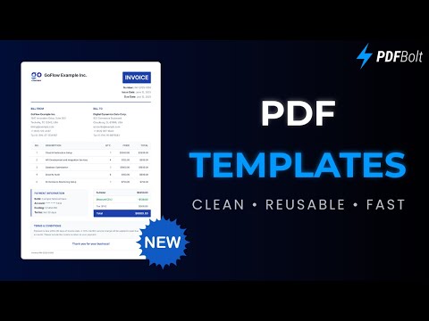 PDFBolt video