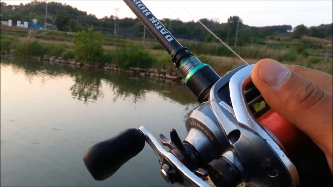 [힐링배스](충남)논산 아개울방죽-배스 낚시 (bass fishing!) 