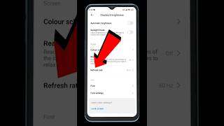How to Change Refresh Rate in Vivo V40e | Xiaomi | Set 60Hz, 90Hz, 120Hz Display Settings #shorts