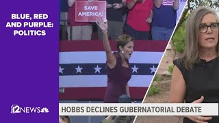 Democrat Katie Hobbs says no to Arizona governor debate